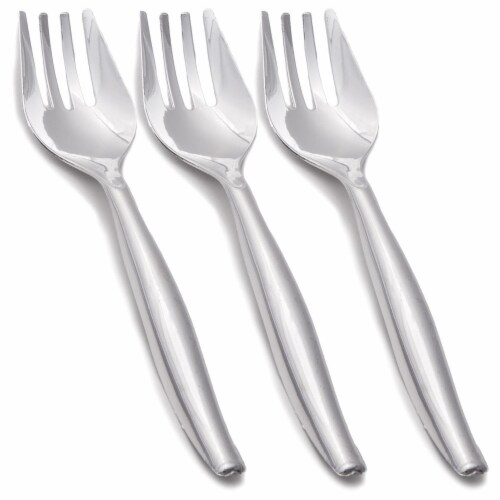 Silver Disposable Plastic Serving Forks (150 Forks), 150 Forks - Kroger