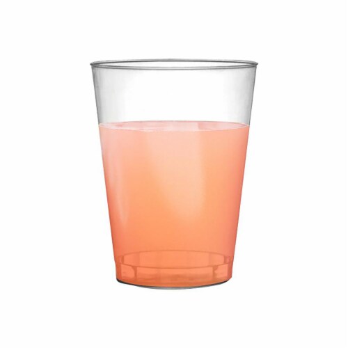 14 oz. Crystal Clear Plastic Disposable Party Cups (500 Tumblers) Perspective: back