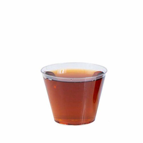 5 oz. Crystal Clear Plastic Disposable Party Cups (500 Cups) Perspective: back