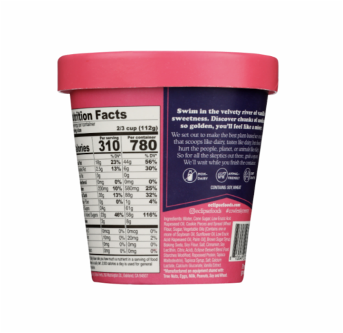 Eclipse® Cookie Butter Non-Dairy Frozen Dessert Perspective: back