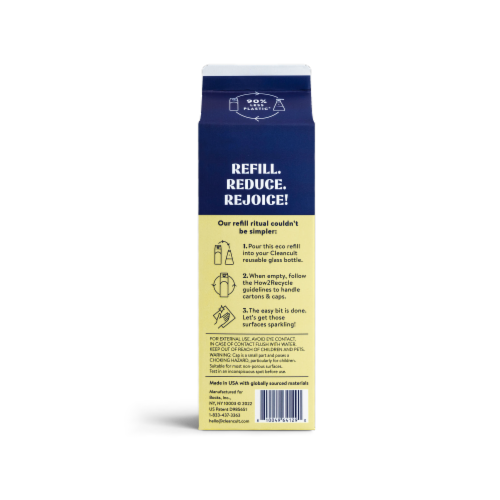 Clean Cult All Purpose Cleaner Refill Perspective: back