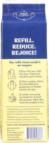 Clean Cult Lemon Verbena Liquid Soap Refill Perspective: back