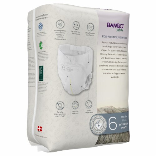 Bambo Nature Dream Toddler Toddler Training Pants Size 6 Over 40 lbs. 1000016931, 95 Ct Perspective: back