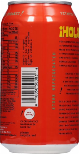 De La Calle!™ Tepache™ Picante Mango Chili Beverage Perspective: back