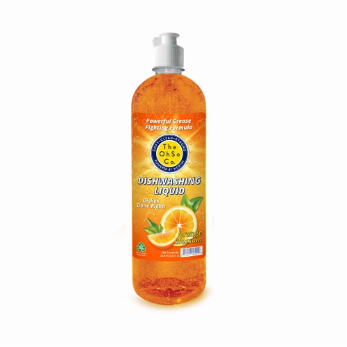 The Ohso Co. 33.8oz Dish Soap - Orange Blossom Perspective: back