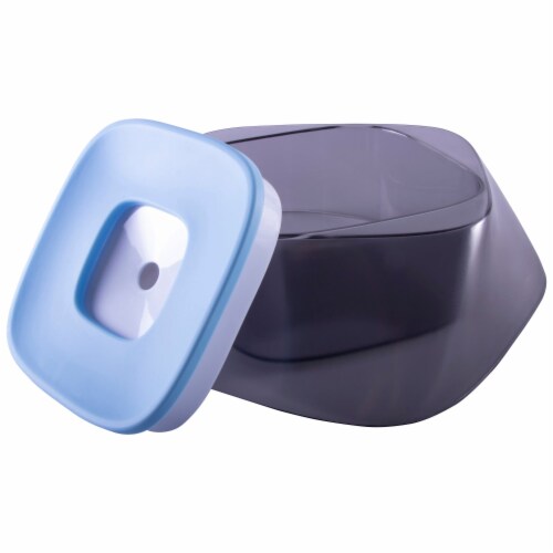 Pet Life Hydritate Anti-Puddle Cat and Dog Drinking Water Bowl Perspective: back