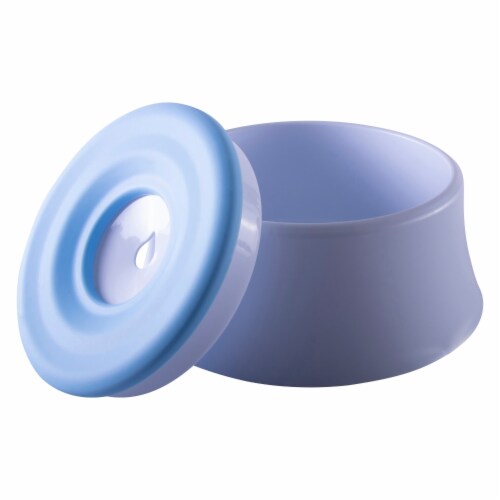 Pet Life Pud-Guard Anti-Spill Floating Water and Food Bowl Perspective: back