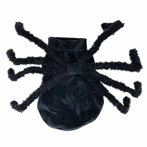 Pet Life Creepy Webs Holiday Spider Pet Dog Costume Perspective: back