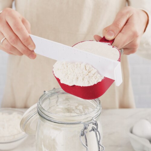 Rise By Dash Essentials Measuring Cup & Spoon Set (15-Piece) RSMS150GBRR24 Perspective: back