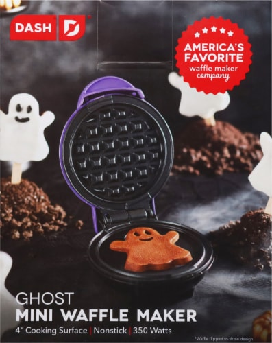 Dash® Mini Ghost Halloween Waffle Maker Perspective: back