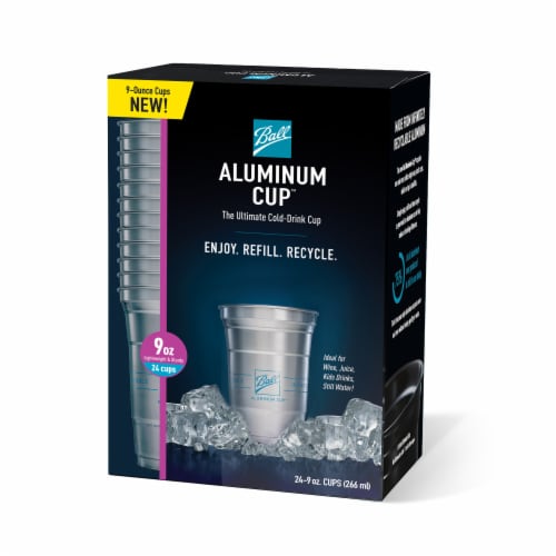 Ball Custom Packaging Aluminum Stock Print Cup, 20 Ounce -- 600 per case