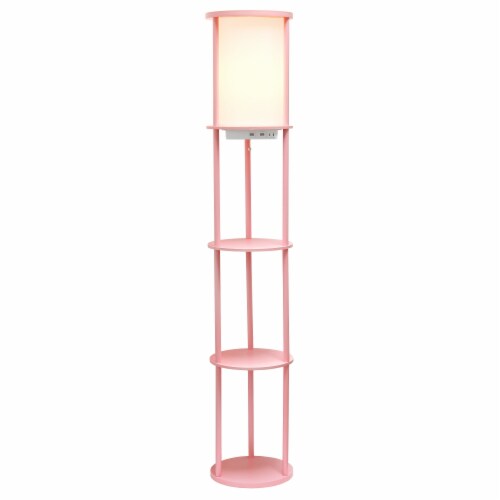 Round shelf floor lamp hotsell