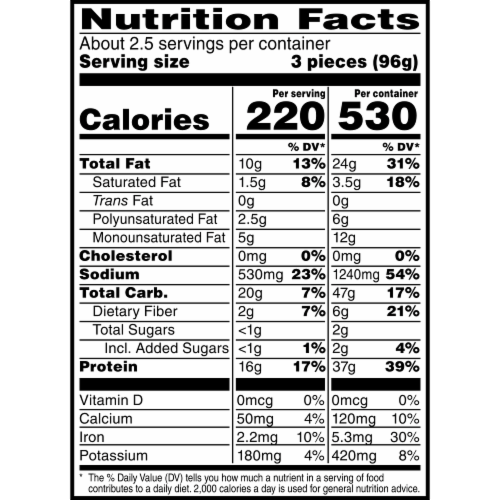 Beyond Meat Beyond Chicken Plant-Based Breaded Tenders Perspective: back