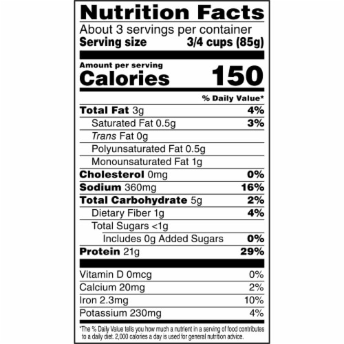 Beyond Meat® Plant Based Chicken Unbreaded Pieces Perspective: back