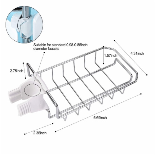 Command Frost White Plastic Caddy Hanger