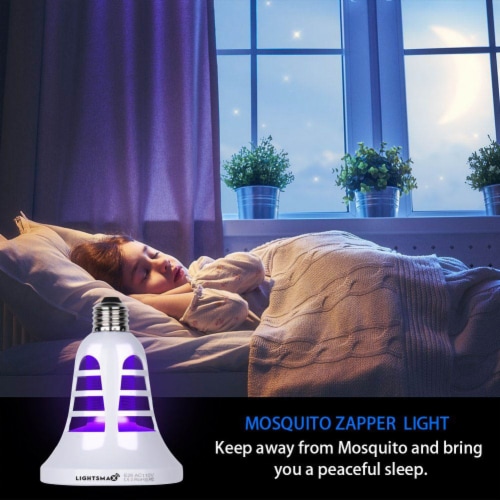 Bug Zapper Light Bulb - 2 in 1 Electronic Insect Killer, Mosquito