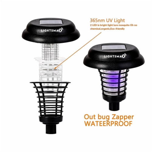 LIGHTSMAX Bug Zapper, Mosquito Zapper Indoor Plug in Night Light-2