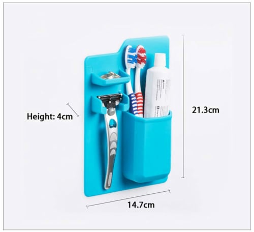 PracticalToothpaste Toothbrush Holder Wall Suction Cup Organizer