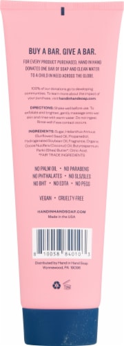 Hand in Hand Cactus Blossom Sugar Scrub Perspective: back