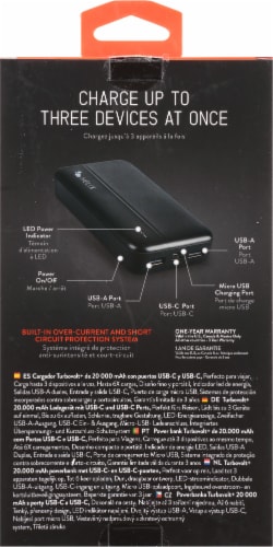 Helix 20,000mAH Power Bank Perspective: back