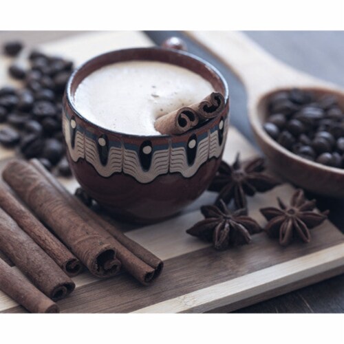 Cinnamon Swirl 100% Arabica Medium Roasted Ground Coffee Beans 1lb Perspective: back