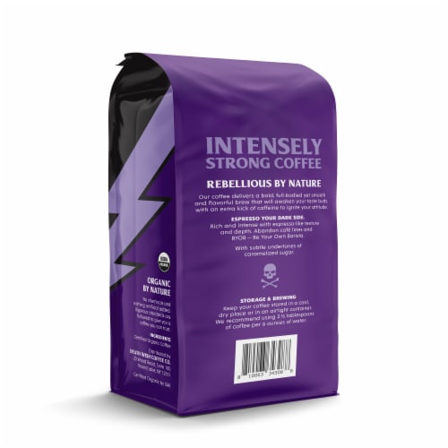 Death Wish Coffee Co.® Espresso Roast Organic Ground Coffee Perspective: back