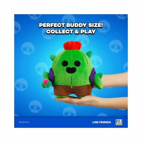 Brawl Stars Spike Plush Buddy 7 Character Doll Cactus Flower Brawler PMI  International, 1 unit - Kroger