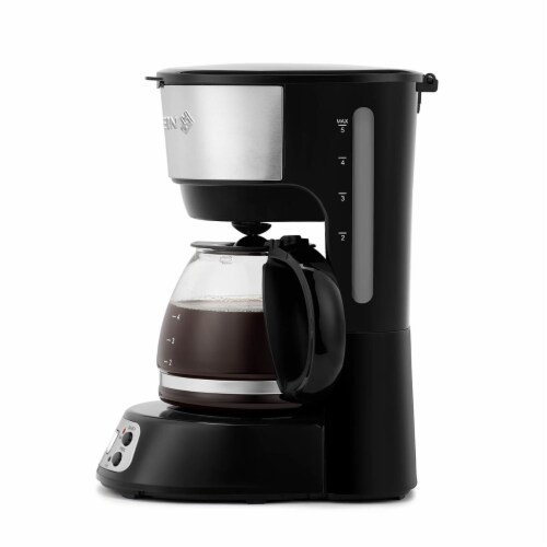  Mr. Coffee Coffee Maker, Programmable Coffee Machine with Auto  Pause and Glass Carafe, 5 Cups, Black: Home & Kitchen