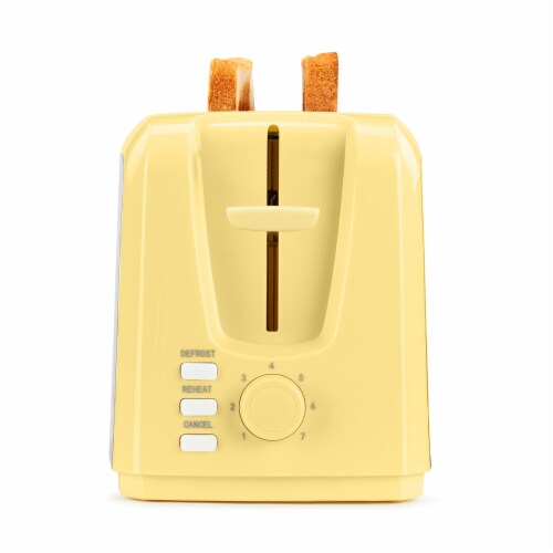 Canary Yellow Two-Slice Toaster