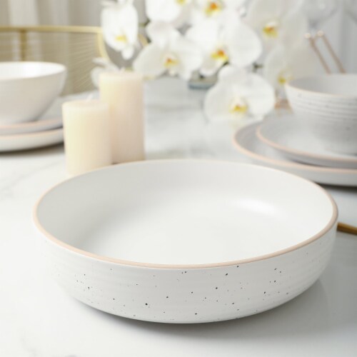 White dish set for 8 hotsell