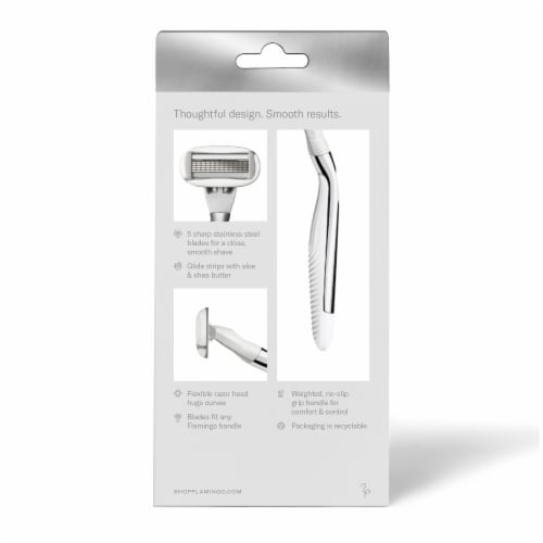 Flamingo Women's 5-Blade Razor Perspective: back