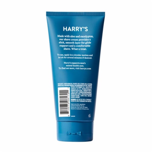 Harry's Men's Shave Cream With Aloe Vera And Eucalyptus Perspective: back