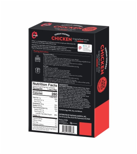 O'Food Korean Chicken Gochujang Perspective: back