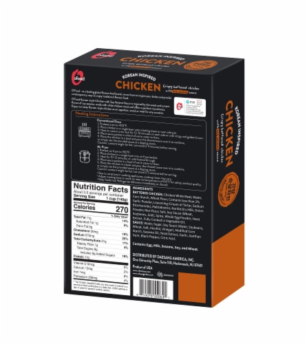 O'Food Korean Chicken Soy Sesame Perspective: back