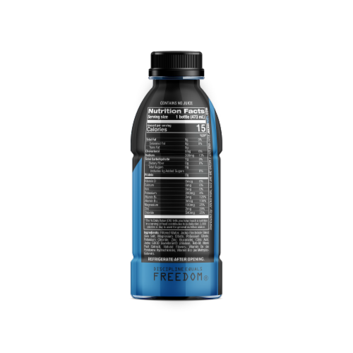 Jocko Fuel Hydrate Blue Raspberry Electolyte Drink Perspective: back