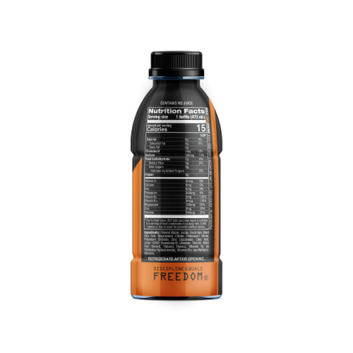 Jocko Hydrate Orange Electolyte Drink Perspective: back