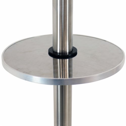 Patio Heater Propane 47,000 BTU Outdoor Heater with Table and Cover Steel Perspective: back