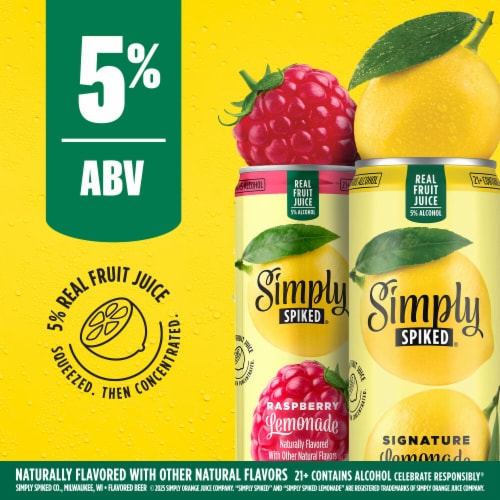 Simply Spiked Hard Lemonade Variety Pack Perspective: back