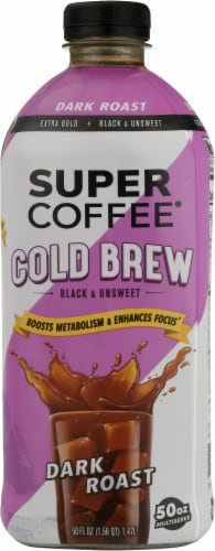 Super Coffee® Dark Roast MultiServe Cold Brew Perspective: back