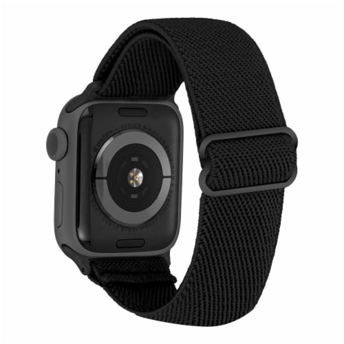 Apple Watch Woven Elastic Band - Black Perspective: back