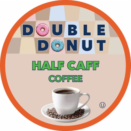 Double Donut Half Caff Flavored Coffee Pods Medium Roast 24 ct Mariano s