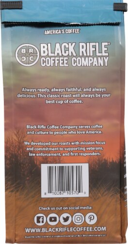 Black Rifle's Loyalty Light Roast Ground Coffee Perspective: back