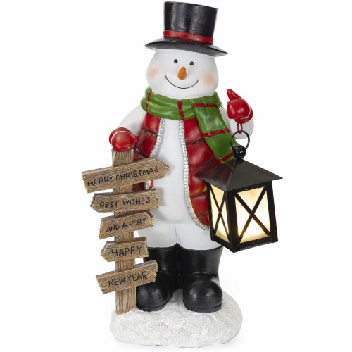 VP Home Glowing Lantern Christmas Snowman Decor LED Holiday Light Up Snowman  Indoor, 12.2 H 11.89 L 2.72 W - Harris Teeter