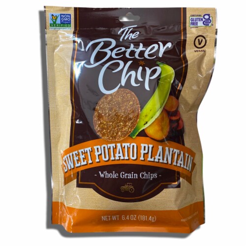 Sweet Potato Plantain Chips by The Better Chip Bundled by Tribeca Curations | Value Pack of 3 Perspective: back