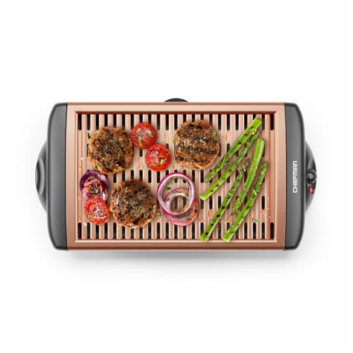 Chefman Indoor Smokeless Grill with CopperGrates 