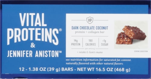 Vital Proteins® Jennifer Aniston™ Protein+Collagen Bar - Dark Chocolate Coconut Perspective: back
