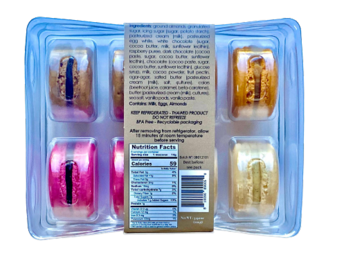 Les Macarons d'Olivier Classic Macarons Pack Perspective: back
