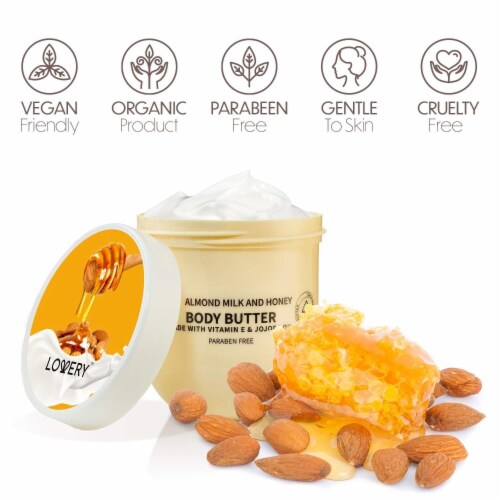 Almond Milk Whipped Body Butter, 2 Piece Perspective: back