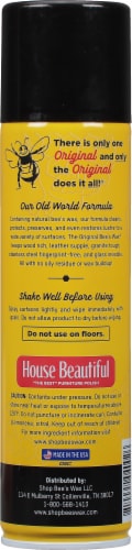 The Original Bee's Wax Polish Lemon Scent Bee's Wax Polish Spray Perspective: back