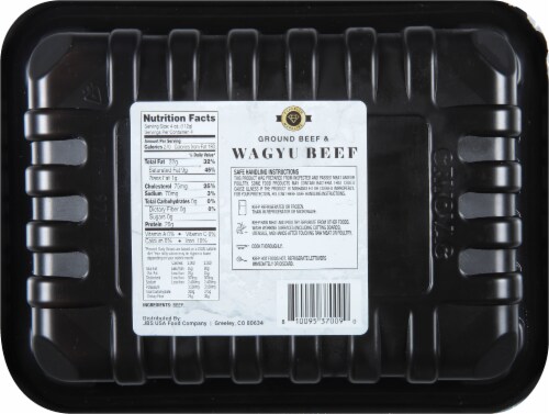 W.Black Ground Beef & Wagyu Beef Perspective: back